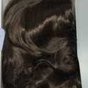 MEDISIFA Long Brown 1920s Wig for Women Gatsby roaring 20s Finger Wave Party Synthetic Full Vintage Wigs for Womens Lady Cosplay Costume Fancy Dress 1920 Flapper Wig