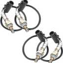 4PCS Oxygen Sensor O2 Sensor Front Rear Upstream Downstream for Ford, Lincoln, Mercury & Mazda - Ranger, Mustang, Expedition, Explorer, Escape, F150, Tribute Compatible with Bosch 15717