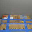 Gridwall Panel Display Stand Rack- Heavy-Duty Movable Wire Gridwall Display Racks with Wheels and Feet, Floorstanding and Wall Mount Double Side Display Stand (Black) (Black, 2 pcs)