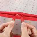 Sattiyrch Plastic Christmas Ornament Storage Box with Trays,Zippered Closure - Store up to 64 of the 3-inch Standard Christmas Ornaments, Xmas Ornaments Storage with Dividers & Two Handles,64pcs