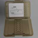 Pelican MagSafe Wallet for iPhone - Heavy Duty MIL-STD Snap-On Phone Magnetic Wallet and Phone Card Holder - Detachable and Slim Hard Case for iPhone 16 Pro Max/15 Pro Max/14/13/12 Series - Desert Tan