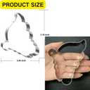 5 x Side Butterfly Cookie Cutter Set-3.9 Inch-Butterfly Biscuit Cookie Cutters Fondant Molds