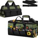 UUP Heavy Duty Tool Bag 20-Inch, Extra Large 16-Pocket Portable Empty Tool Box Organizer Storage, Toolbox Organization, Soft Handle Carrying Toolbag with Zipper, Father Dad Men Mechanic Birthday Gift