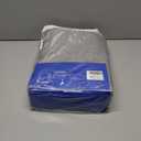 MIULEE 100% Blackout Curtains 120 Inch Long 2 Panels for Bedroom, Thick Luxury Faux Linen Black Out Curtain Room Darkening Back Tab Pleat Window Textured Drapes with Hooks for Living Room, Gery (Grey)