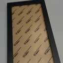 Matte Black License Plate Wall Frame for 6"x12" Plate Display,Modern Solid Wood with High Clarity Acrylic Panel,Ideal for Garage Decor Car Enthusiast,License Plate Holder(License Plate Not Included)