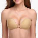 Adhesive Bra Reusable Strapless Self Silicone Push-up Invisible Sticky Bras for Backless Dress 34B