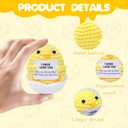 2 x NSSHEL Easter Eggs Decorative Knitted Easter Eggs Ornaments Handmade Crochet Artificial Decor Mini Cute Crochet Gifts for Holiday Party Home Garden Accessories (Style 2)