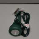 DEWENWILS 120V Spotlight Outdoor, 500LM Waterproof LED Spot Light with 3 Extra Lenses (Red Yellow Green), Landscape Lighting for Holiday, Trees, Flag, 5FT Extension Cord, UL Listed