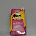 Nature's Way Alive! Ultra Multivitamin for Women, Complete Daily Women's Vitamins, High Potency Formula, Promotes Energy Metabolism and Muscle Function*, Vitamin A, C, D, Methylated B12, 60 Tablets EXP: 09-30-27