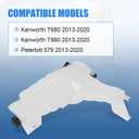 DR104002 Engine Coolant Reservoir Tank Replacement for Kenworth T680 T880 2013-2020, Peterbilt 579 2013-2020, Replace CP237001