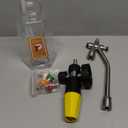 Tool Daily Pressure Washer Foam Cannon with Dual-Connector Accessory, Power Washer Double Tip Attachment for Soap Cannon, 5 Pressure Washer Sprayer Nozzles, 1/4" Quick Connect