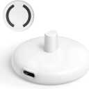 Induction Type C Charger Compatible with Oral-B Braun Electric Toothbrushes IO3/4/5/6, Pro 1/3/600/3000, D100, Portable Travel Charger Replacement for 3757, White