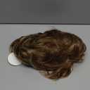 XIUFAXIRUSI XIUFAXIRUSI Short Brown Curly Wigs with Blonde Highlight Brown Pixie cut Wavy Wigs for White Women Layered Synthetic Full Wigs for Daily Party