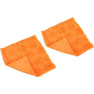 Pumpkin Autumn Boho Style 2 Pieces Rusty Red Decorative Cushion Cover for Sofa Living Room