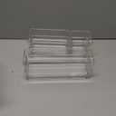 STORi SimpleSort Drawer Organizer Bins 6 pc Set, Multi-size, Bathroom Organizers and Storage, Makeup Organizer, Desk Organizer, Vanity Organizer, Clear Organizing Containers, Made in USA