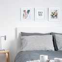 3 x upsimples 11x14 Picture Frame, Display Pictures 8x10 with Mat or 11x14 Without Mat, Wall Hanging Photo Frame, White, 1 Pack