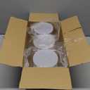 Woozettn 3 Pcs Plastic Candy Jars,Clear Cookie Jars 71 Oz for Kitchen Counter,Hexagon Cookie Jars with Lids,Plastic Dry Food Jar for Candy Buffet