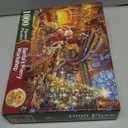 1000 Piece Cardboard Jigsaw Puzzles, Beautiful Christmas Puzzle - Every Piece Unique, Softclick Technology for 27x20 Inch