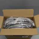 TITAN Garden Hose 50FT  304 Stainless Steel Metal Water Hose, Flexible, KinkFree, Lightweight, Durable, Crush Resistant Fittings, Easy to Coil, 500 PSI