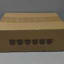 Qipecedm 6 PACK Premium Glass Coffee Mugs with Handle, 12 OZ Classic Vertical Stripes Glass Coffee Cups, Transparent Tea Cup for Hot/Cold Beverages, Glassware Set for Americano, Latte, Cappuccino