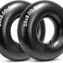 Heavy Duty 20x8.00-8 Inner Tubes, 20x8-8, 20x10.00-8, 20x10-8 18x6.50-8, 18x7.50-8, 18x8.50-8 18x9.50-8 Universal Fit Tire Tube with TR13 Straight Valve Stem for Mower/Tractor/Golf Cart and More 2 PCS