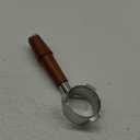 54mm Bottomless Portafilter Breville Compatible Rosewood Handle & Naked 18-21 Gram Filter Basket Included, Fits Barista Express, Pro, Touch, Bambino Plus, Infuser, Duo Temp Pro Impress