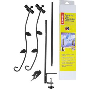 Stokes Select Bird Feeder Metal Deck Pole Kit with Two Adjustable Branches