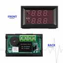 2 Pieces 12V Electronic Temperature Controller Programmable -50 to 110 Degree Celsius Heating/Cooling Thermostat Control Switch Module Ntc Waterproof Sensor Probe Dual Color LED Display Monitor