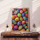 Tucocoo 1000 Piece Easter Eggs Jigsaw Puzzle, Colorful Painted Eggs Art, 27 x 20 Inches, Gift, DIY, Game Nights