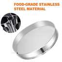 Stainless Steel Vibrating Sifter Screen, 20 Mesh Replacement Screen For 19.6" Powder Sifter Machines, Easy Cleaning, Rust Resistant, For Flour Powder Grain Food Processing Applications