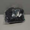 WOTOGOLD Men and Women Adult Pajamas Sportswear Hooded Unisex Jumpsuit (Large, Black With White Zipper)