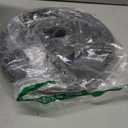 Plasticpro 6 Sectional Round Plastic Serving Tray/Platter (2, Black)