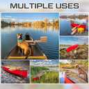 MorningRo Canoe Trolling Motor Mount, Trolling Mount with Ash Wood Crossbar and Motor Block for Quick and Easy Kayak