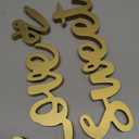 Love Is Sweet Table Decor Hollow Sign Wooden Love Is Sweet Sign for Dessert Table Freestanding Wood Is Wooden Letter Top for Wedding Shelf(Gold)