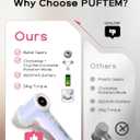 PUFTEM Shower Scrubber, Electric Spin Scrubber for Bathroom Cleaning Cordless Shower Cleaner Brush with 6 Brush Heads, Dual-Direction Rotation, for Grout, Tile, Tub, Sink & Corners, Purple