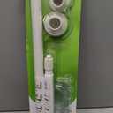 Small Tension Rod 18-32 Inch White Spring Shower Curtain Rod Adjustable Tension Curtain Rod No Drilling Heavy Duty Short Shower Rod,Non Slip,Stainless Steel