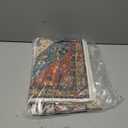 2 Pcs Washable Indoor Doormat 18" x 30" Non Slip Retro Floor Mat Area Rug Absorbent Entrance Rug Distressed, Accent Throw Rug for Bedroom Kitchen Entryway Bathroom (Tribal)