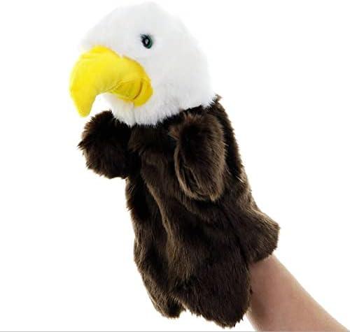 Plush Eagle Hand Puppets Stuffed Animals Toys for Imaginative Pretend Play Storytelling Gifts for Kids Boys Girls