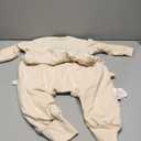 Kaiya baby Unisex Toddler Sleep Sack with Feet 1.0 Tog Split Legs Sleep Sack 18-36 Months, Sleep Bag Walker, Gifts for Boys & Girls, Cream