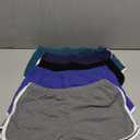 Apoway 5 Packs Dance Shorts Women Cotton Waistband Summer Sports Yoga Shorts for Women.L