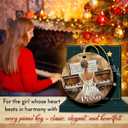 3 x Piano Ornament 2025 - Piano Ornaments for Christmas Tree, Music Gifts for Girls, Women, Friends, Teacher - Ceramic Ornament for Christmas Tree Decorations