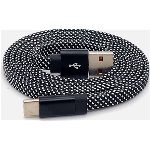 ZGEAR 3 Foot Flat Magnetic Sync Charge Cable for USB C