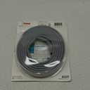 Frost King P D-Section Rubber Self-Stick Weatherseal Tape, 5/16" W, 1/4" T, 17 ft L, Grey