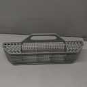 Universal Dishwasher Cutlery Basket Replacement WD28X10128 Dishwasher Utensil Silverware Basket, Compatible with Part No. AH959351, EA959351, PS959351, WD28X10127, WD28X10132