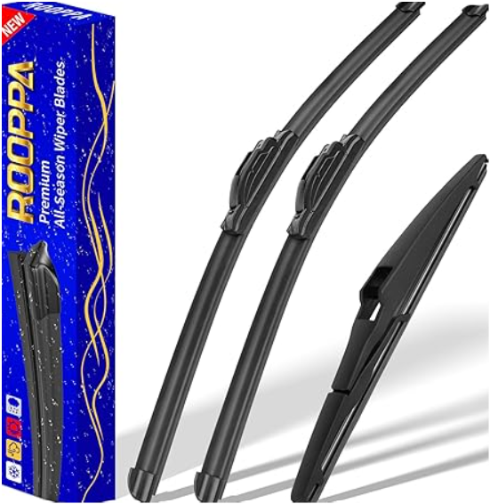 3 wipers Replacement for 20172022 2023 2024 2025 Mazda CX5 20172022 2023 Mazda CX9, Windshield Wiper Blades Original Equipment Replacement  24"/18"/14" (Set of 3)