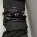 MOON LENCE Portable Camping Chairs for Adults, Adjustable Oversize Beach Chair Lawn Chair with High Back - Large Capacity, Heavy Duty (New Black)