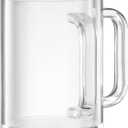 Khen Judaica Acrylic Hand Washing Cup for Netilat Yadayim with Dual Handles - 5" Clear Unbreakable Plastic Negel Vasser Wash Cup for Everyday & Passover Seder, Shabbat, Shul, Synagogue & Home (Clear)