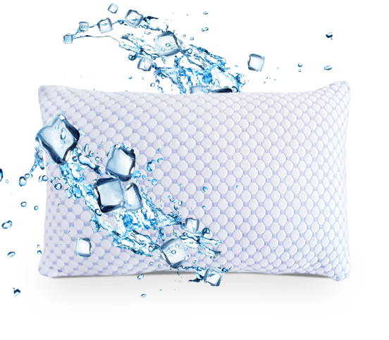 Cold Pillow Bamboo - Best Night Ice Pillow for Comfortable Sleep, 30 x 15.