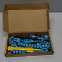 Already Assembled T13 Action Figure Accessories,T13 Multi-Jointed Movable,for Collectors Desktop Decorations t-13 Movability 3D Printed Toys (Blue Noctilucent Blue, 7.2 Inch)