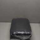 TAIMIT Queen Size Comforter Set - 7 Pieces, Bed in a Bag Bedding Sets with All Season Soft Quilted Warm Fluffy Reversible Comforter,Flat Sheet,Fitted Sheet,2 Pillow Shams,2 Pillowcases,Black